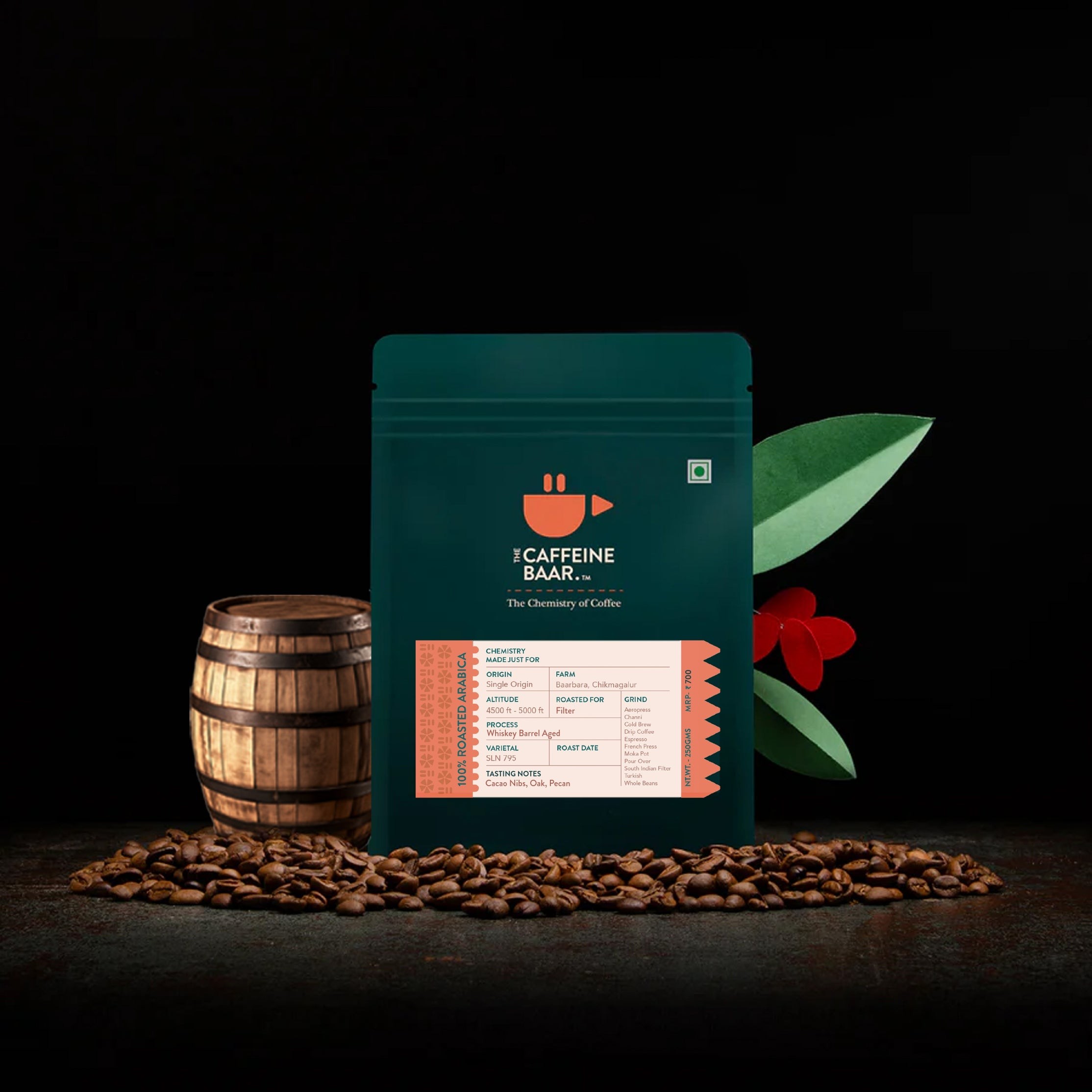 Whiskey Barrel Aged by The Caffeine Baar