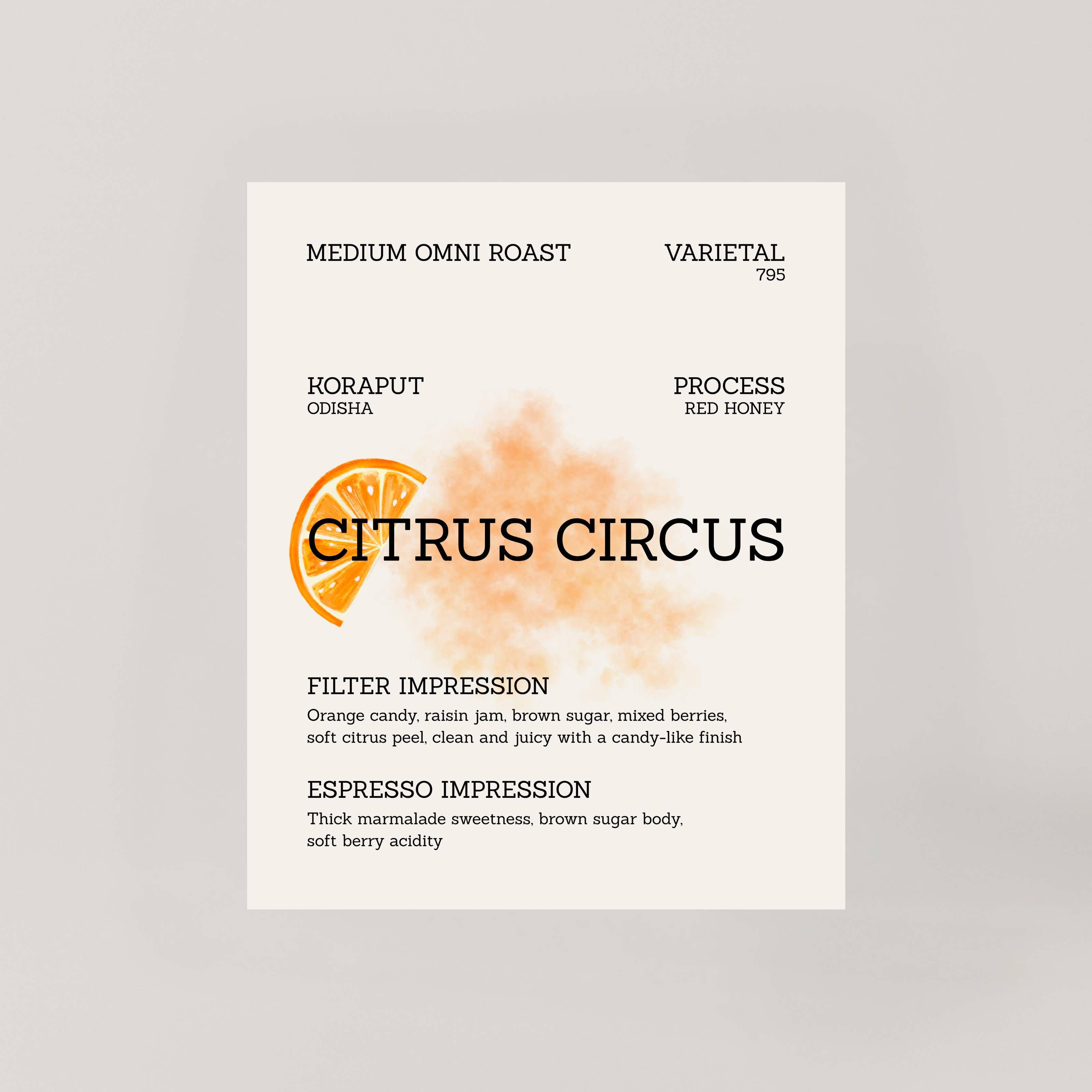 Citrus Circus by Broot Coffee Roasters