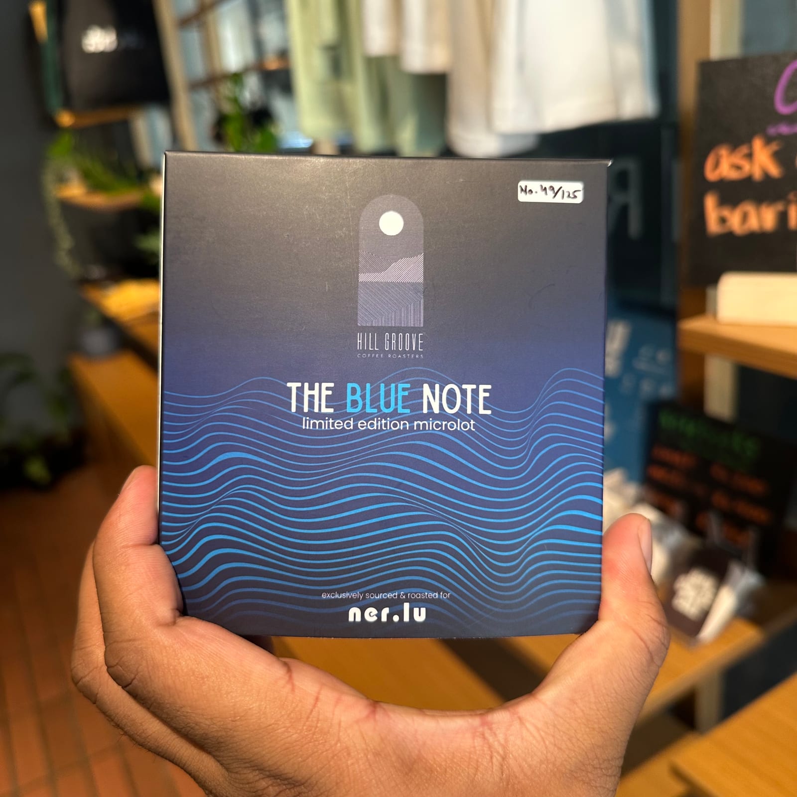 The Blue Note pack by Hill Groove Coffee Roasters, exclusively roasted for Nerlu