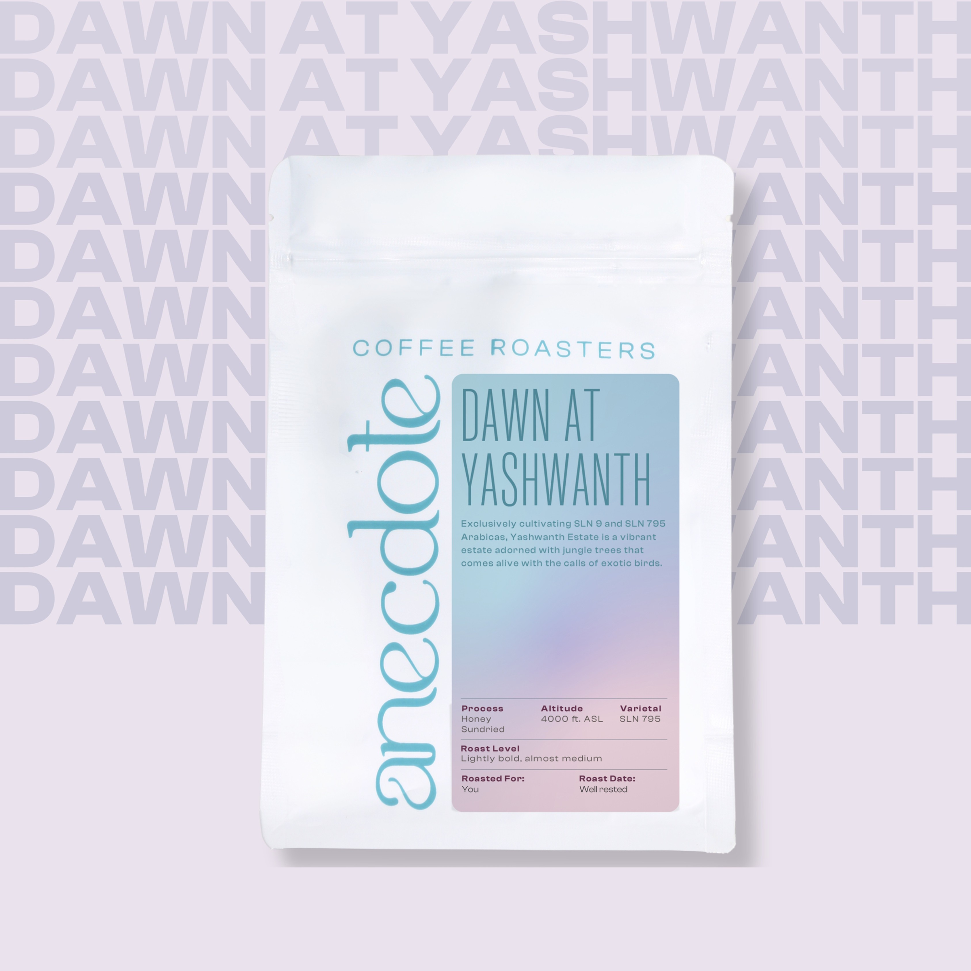 Dawn at Yashwanth by Anecdote Coffee Roasters