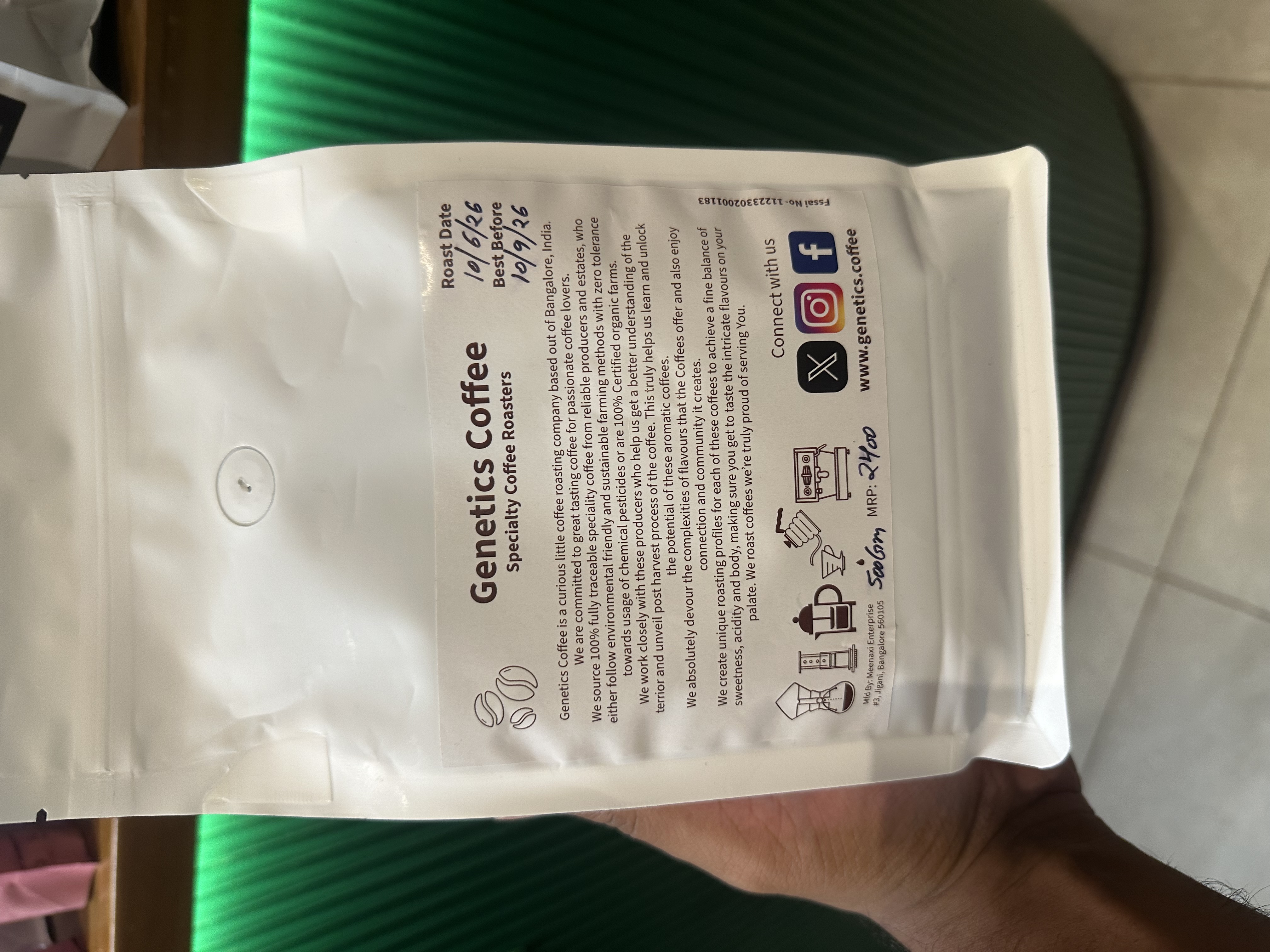 Mohabbat by Genetics Coffee (Koffie Genetics)