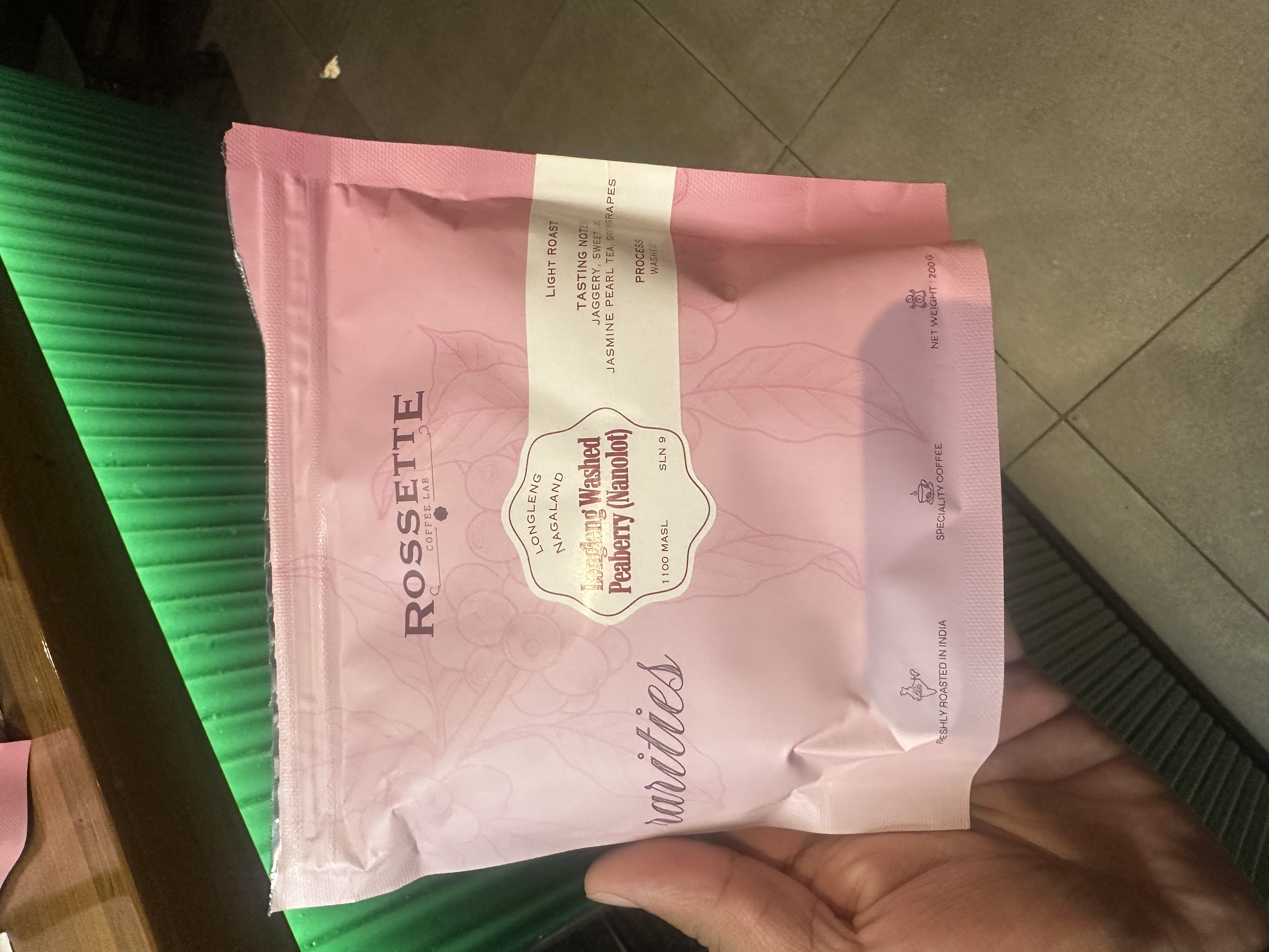 Longleng Washed Peaberry by Rossette Coffee