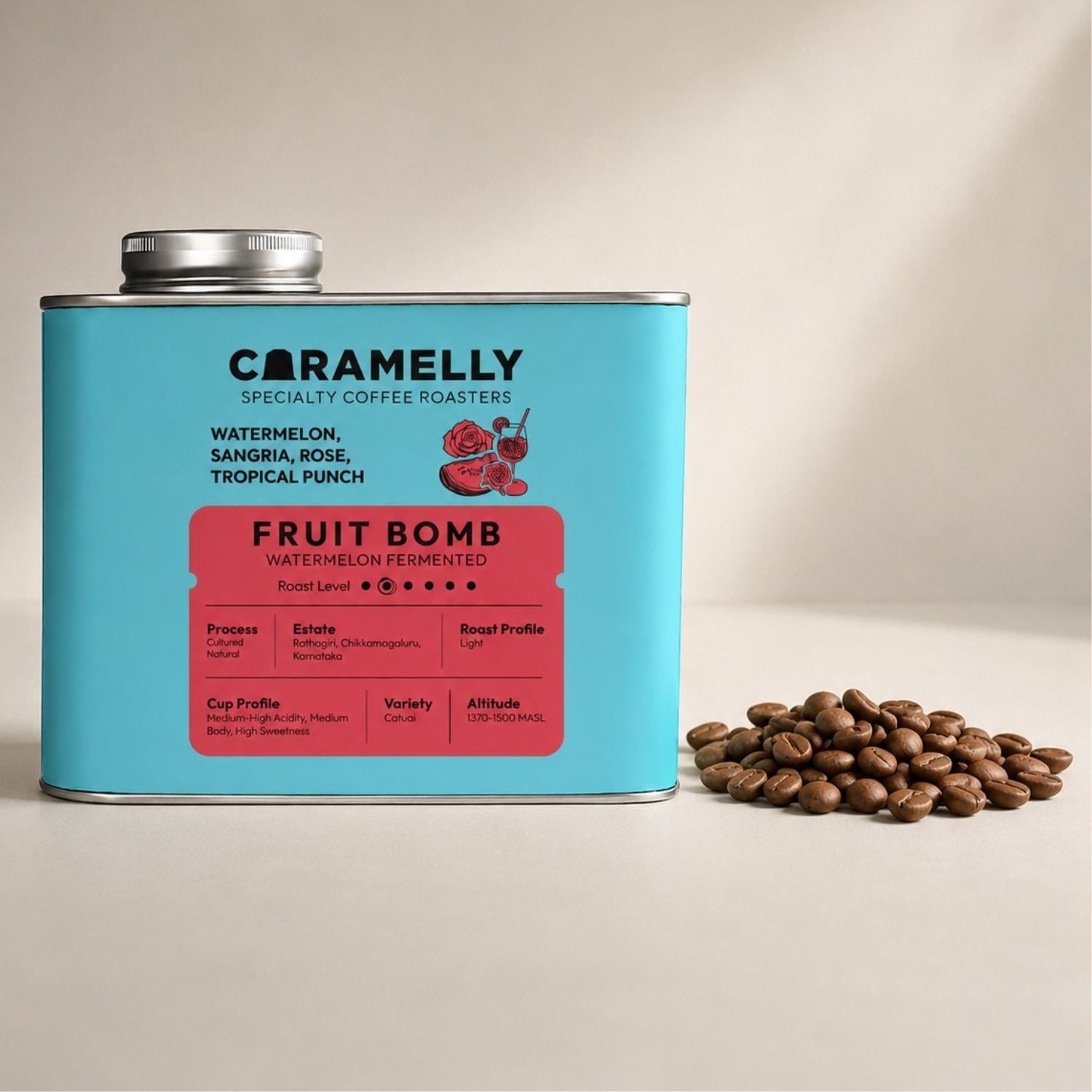 Fruit Bomb (Watermelon Fermented) by Caramelly Coffee Roasters