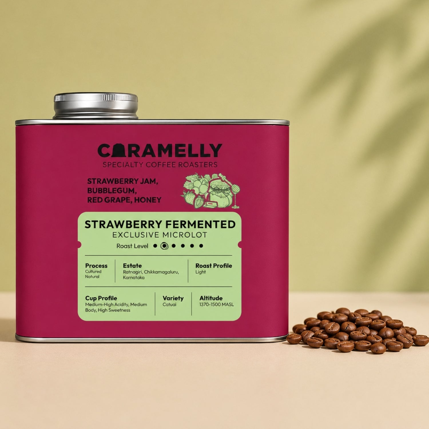Strawberry Fermented by Caramelly Coffee Roasters